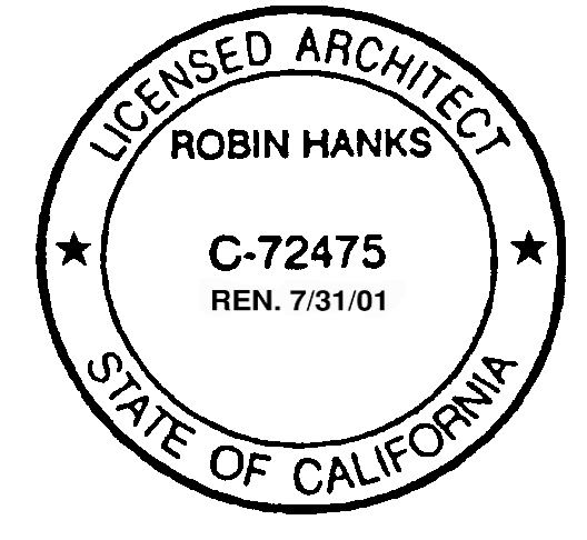 Sample of an Architect's Stamp with Renewal Date